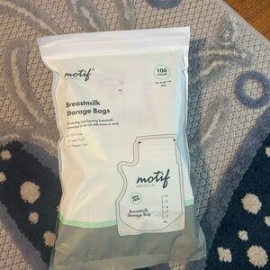 Breastmilk Storage Bags - White